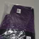 SeNight Women Church Dress Sexy V Neck PurpleBlack, XXL