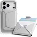 MOFT Magnetic Wallet, Slim Magnetic 8 - Card Holder, Snap Field Wallet with Pull to Access Design, RFID Blocking, MOVAS Veagn Leather Minimalist Travel Wallets for Men & Women, Misty Cove