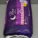 Poise Overnight Incontinence & Postpartum Pads for Bladder Leaks, 8 Drop Extra Coverage, 36 Count
