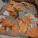 24 Inch Fall Wreaths for Front Door, Pumpkin Wreath