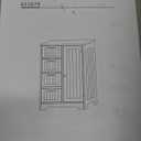 Yaheetech Wooden Bathroom Floor Cabinet, Side Storage Organizer Cabinet with 4 Drawers and 1 Cupboard, Freestanding Entryway Storage Unit Console Table, Bathroom Furniture Home Decor, Navy Blue (22 x 12 x 32.5 In (LxWxH))