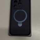 CellEver Strong Magnetic Case for iPhone 15 Pro [for MagSafe Charging] [Camera Protection] Heavy-Duty Protection, Soft Grip Silicone Cover with Kickstand, Navy Blue