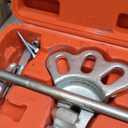 9-Way Slide Hammer Puller Set, Front Wheel Hub Bearing Remover & Rear Wheel Axle Hub Dent Shaft Puller Tool Kit Wheel Bearing Removal Tool (Red)