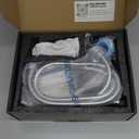 PROOX All Metal Tub Spout with Diverter, 6 Settings Hand held Shower with ON/OFF Pause Switch, Bathtub Faucet with Sprayer Chrome