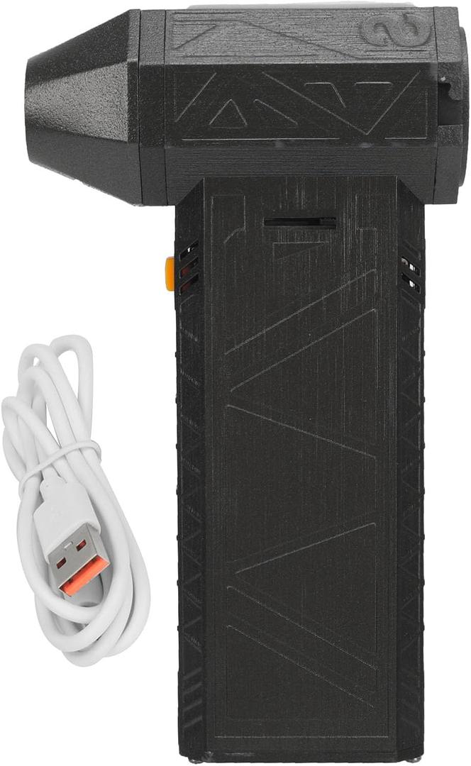 Jet Dry Blower, 130000 Fan Blower, Portable and Rechargeable Electric Air Duster for Car Cleaning Camping Outdoors
