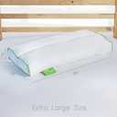 Sleep Yoga Back Sleepers & Side Sleepers, Ergonomically Designed Down Alternative Between & Under Pillow for Knee Support, Hypoallergenic & Washable, 26" x 13" x 3"/One Size White