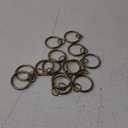 14 Pack Curtain Rings with Eyelets Metal Drapery Ring for Curtain