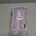 Adjustable Ankle Weights for Women Men 1/2/3/4/5/6/8/10/12/20 LBS 1 Pair Wrist Leg Arm Weights with Removable Weight Strength Training Weight for Walking Running Fitness Physical Therapy (light purple)