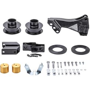 2.5" Leveling Lift Kits for 2011-2023 F250/F350/F450, Suspension Lift Kit 2.5'' Front Strut Coil Spacer with Track Bar Relocation Bracket for F250/F350/F450 Super Duty 4WD Trucks