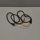 HDMI to RCA Cable, 1080P 5ft/1.5m HDMI Male to 3-RCA Video Audio AV Cable Connector Adapter Transmitter for TV HDTV DVD(NO Signal Conversion Function)