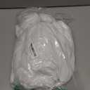 JQinHome 6 Pcs Dining Chair Slipcover,High Stretch Removable Washable Chair Seat Protector Cover for Home Party Hotel Wedding Ceremony (White)