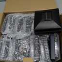 VOLISUN 4x4 Solar Post Cap Light 12pack,Solar Fence - Post Lights Outdoor Waterproof for Wooden/Vinyl Post,Black Deck Post Cap Light Solar Powered with Warm White for Garden/Patio/Porch