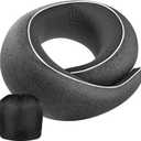 Neck Pillow Airplane,100% Pure Memory FoamTravel Neck Pillow Travel Neck Support Ergonomic &Portable Design Best for Sleeping Plane Car Train Office Flight (Small Black)
