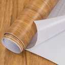 15.7" 786" Wood Grain Wallpaper Peel and Stick Vinyl Film Self Adhesive Decor Wall Paper for Cabinet Drawer Shelf Liner Easy to Clean (Brown)