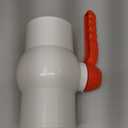 3Inch PVC Ball Valve Water Pipe Shut-off Valve Socket with Red T-Handle for Cold Water Supply lines, Irrigation Pipe fitting System(Socket x Socket), 3" PVC Water Shut-off Valves Fitting, SCH40