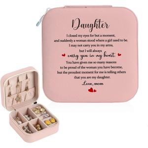 Daughter Gifts from Mom Birthday Gifts to My Daughter from Monther Jewelry Box Mothers Day Gift Jewelry Case