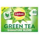 6 Pack of Lipton Signature Blend Green Tea Bags, Unsweetened Teabags for Hot Tea or Iced Tea with Caffeine and Flavonoids, 40 Total Tea Bags (BB: 04/2027)