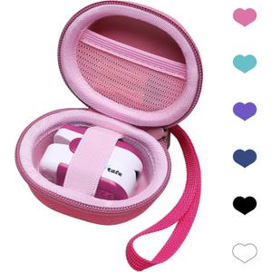L LTGEM Pink Pulse Oximeter Case for Zacurate, Innovo, Vibeat, iHealth, Santamedical, Children Fingertip Pulse Oximeter Blood Oxygen Saturation Monitor (Case Only)