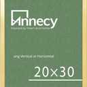 Annecy 20x30 Picture Frame Gold1 Pack, 20x30 Picture Frame for Wall Decoration, Classic Black Minimalist Style Suitable for Decorating Houses, Offices, Hotels