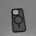 TOCOL Magnetic for iPhone 14 Pro Case, Compatible with Magsafe, Upgraded Full Camera Protection, Drop Protection, Translucent Matte Back Bumper Phone Cover 6.1-Inch (Black)