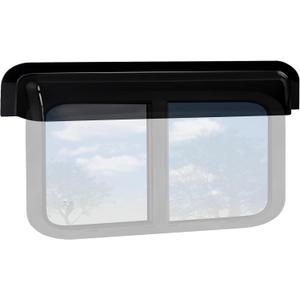 RV Window Rain Deflector Guard&Sun Visor Deflector,RV Window Visor Rain Guard,RV Window Blade Sun Rain Deflector Fit 36-42 inch Wide RV Sliding Window,Deflects Rain&Sun Protection for RV Camper Window