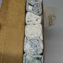 6-Pack Cotton Baby Washcloths for Newborn - Organic Cotton Muslin Soft Wash Cloths for Babies, Infant, Kids, Toddler Towels for Boy, Girl, Super Absorbent Face Cloths, Scratch-Free Baby Rags (Nordic) (10" x 10")