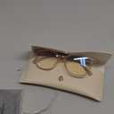 Madison Avenue TR90 Blue Light Blocking Glasses Anti Eyestrain UV Glare Blue Light Glasses for Women TV Phone Computer Gaming Eyeglasses (Nude Pink)