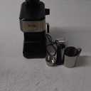 Mr. Coffee 4-Shot Steam Espresso Cappuccino and Latte Maker with Stainless Steel Frothing Pitcher, Black