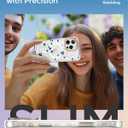 MILPROX Compatible with iPhone 16 Pro Max Case -with Screen Protector/Strap - Compatible with MagSafe - Cute Flower Floral Pattern with Girls/Women - Magnetic Slim Protective Phone Cover - Flowers (Blue White Daisy)