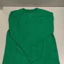 Haloumoning Kids Boys Casual T Shirts Long Sleeve Crewneck Loose Fit Tops Basic Tees (Green, 13-14 Years)