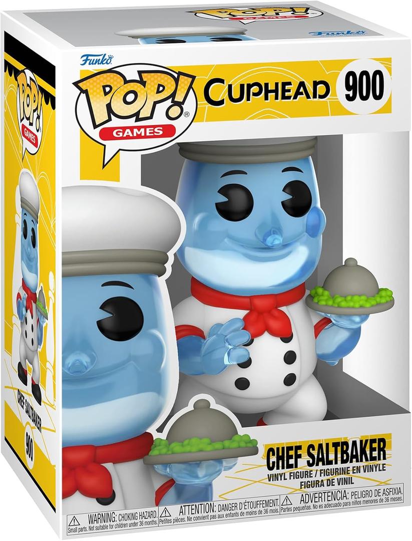 Funko Pop! Games: Cuphead - Chef Saltbaker with Chase (Styles May Vary)