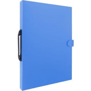 JJRING 16x22 Art Portfolio Folder for Diamond Painting, 40-Pocket Portfolio Binder Featuring Clear Plastic Sleeves, Display Book with Handle for Artwork and Document Storage, Blue