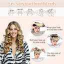 Heatless Curls Overnight Rods Heatless Hair Curler Hair Curlers To Sleep In Heatless Curls Blowout Rods Heatless Curling Rods With Luxury Cloth Bag Scarf For All Hair Types (black, 3Rods)
