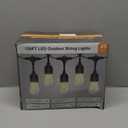 XMCOSY+ 120ft. LED Outdoor String Lights. 40 bulbs