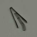 4 PCS Stainless Steel Ice Tong,Serving Tong Ice Tongs Non-Stick Bread Tongs Serving Tongs with Teeth for Kitchen (S) and 16pcs Stainless Steel Fruit Forks, Stainless Steel Two Prong Forks Bistro Cocktail Forks Tasting Appetizer Forks Set Mini Cake Forks (Fruit-Fork) (stainless steel)
