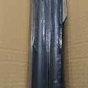 Tension Curtain Rod 51-165 Inch, Extra Long Curtain Rod No Drilling for Window or Bathroom, Outdoor Curtain Rods for Patio, Easy to Install, Never Rust, Rod Diameter 1.26 Inches-Black