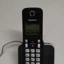 Panasonic Expandable Cordless Phone System with Amber Backlit Display  2 Handsets  KX-TGC352B (Black) (2 Count (Pack of 1))