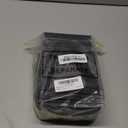 Blosssound 24 Pcs Wood Place Card Holders Black Wooden Table Number Holder Stands Name Card for Wedding Party Events Exhibition Decoration Office Restaurant Business(Black,4.61 x 1.1 x 1 Inches)