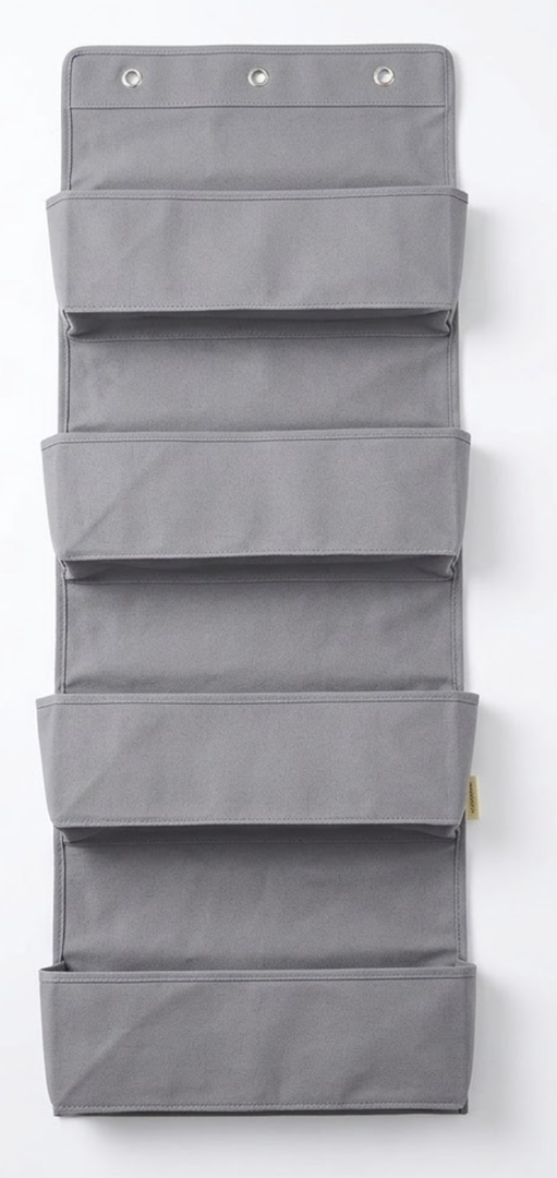 Door Storage Holder Grey 50" x 18" in