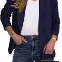 Ahlaray Women's Blazer Business Casual Lapel Collar Long Sleeve Open Front Work Office Suit Jackets Blazer, L