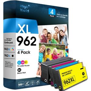 ESTON 962XL Ink Cartridges Combo Pack 9015e Compatible for hp Printers 962 XL Ink Cartridges Replacement for HP Officejet Pro 9010e 9020e 9010 9020 9015 9016 9018 9020 9025