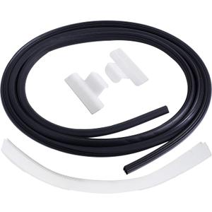 BlueStars 154827601 Door Seal, 809006501 Lower Seal, 154701001 Splash Shield Kit  Compatible with Frigidaire Kenmore Crosley Dishwashers - Replaces AP5690109 AP5809675 AP4338941