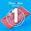 Paper Mate Pink Pearl Erasers, Medium, 24 Count - Back to School, Classroom, Teacher Supplies