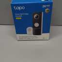 Tapo 2K+ Wired or Battery Powered Smart Video Doorbell with Chime - 180 Field of View, Person/Vehicle/Package Detection, Ring Call, 2-Way Audio, Subscription-Free Local Storage or Optional Cloud,D225