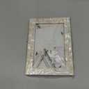 Handicrafts Home Decorative Picture Frame Wooden Photo Frame and Collage (Mop White, 4x6)
