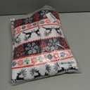 VNVNE Matching Christmas Onesie Pajamas for Family/Couples/Women/Men, Xmas Holiday Reindeer Striped Adults Pjs Sleepwear (M)