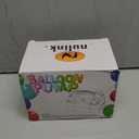 Nulink Electric Balloon Pump, Portable Electric Balloon Blower Machine Balloon Air Pump Dual Nozzle 110V 600W Balloon Inflator for Party Decorations (Rose Red)