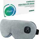 Heated Eye Mask for Dry Eyes, Cordless Warm Eye Compress with 4 Heat Levels, 4-Level Timing, 1000mAh Rechargeable, Blepharitis, Styes, Washable Cover, Travel, Gifts for Family(Green)