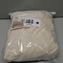 10x10ft Wrinkle Free Ivory Backdrop Curtain for Parties Soft Fabric Drapes Wedding Ivory Curtain Backdrop for Birthday Party Decorations Background for Photography 5x10ft,2 Panels