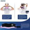 REVIX Soft Neck Brace Cervical Collar, Adjustable Neck Support Brace with Hot Cold Gel Pack & Cervical Support Collar for Sleeping, Relieves Cervical Spine Pressure, Purple